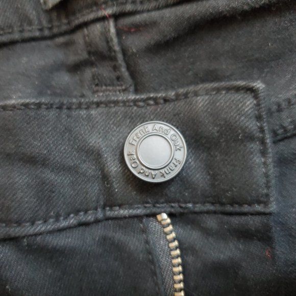 Frank & Oak Debbie skinny jeans, black - Picture 11 of 12